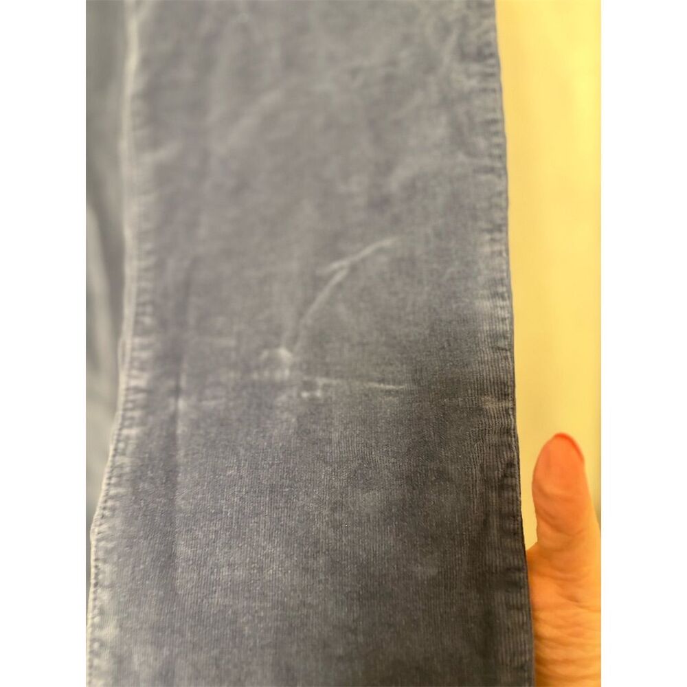 FRAME Women's High Rise Cigarette Corduroy Pants Blue Size 30 - Picture 11 of 12